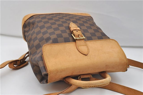 Authentic Louis Vuitton Damier Arlequin Backpack N99038 LV 9124D