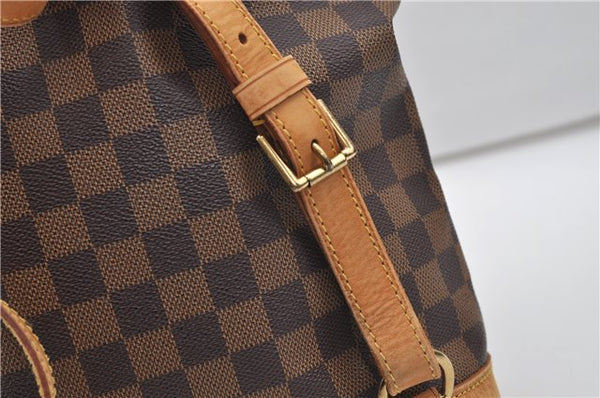 Authentic Louis Vuitton Damier Arlequin Backpack N99038 LV 9124D