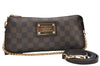 Authentic Louis Vuitton Damier Sophie 2Way Shoulder Hand Pouch N51135 LV 9125D