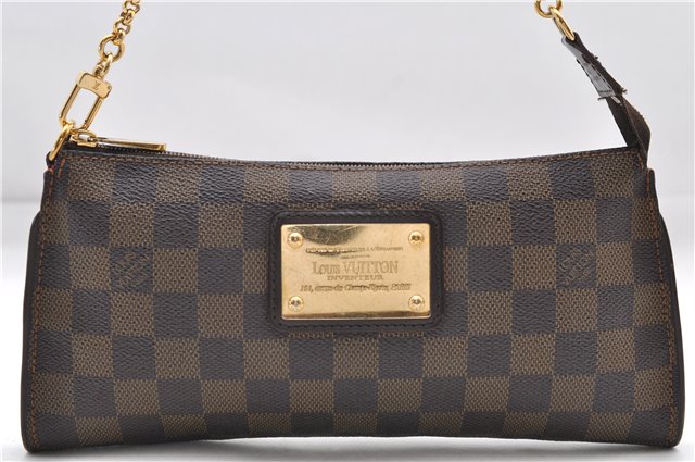 Authentic Louis Vuitton Damier Sophie 2Way Shoulder Hand Pouch N51135 LV 9125D