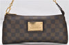 Authentic Louis Vuitton Damier Sophie 2Way Shoulder Hand Pouch N51135 LV 9125D