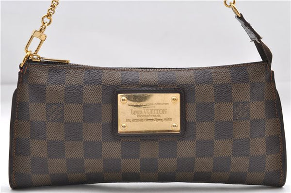 Authentic Louis Vuitton Damier Sophie 2Way Shoulder Hand Pouch N51135 LV 9125D