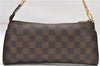 Authentic Louis Vuitton Damier Sophie 2Way Shoulder Hand Pouch N51135 LV 9125D