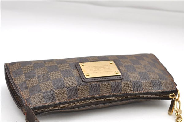 Authentic Louis Vuitton Damier Sophie 2Way Shoulder Hand Pouch N51135 LV 9125D