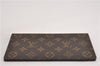 Authentic Louis Vuitton Monogram Porte Chequier Double M62223 Long Wallet 9125F