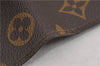 Authentic Louis Vuitton Monogram Porte Chequier Double M62223 Long Wallet 9125F