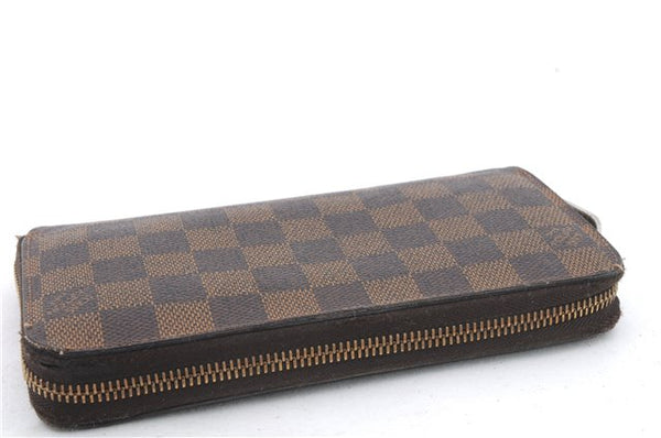 Authentic Louis Vuitton Damier Zippy Wallet Long Purse N60015 LV 9126C