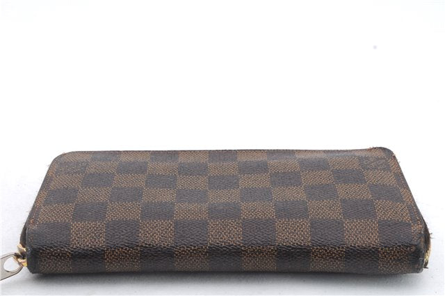 Authentic Louis Vuitton Damier Zippy Wallet Long Purse N60015 LV 9126C