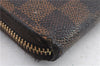 Authentic Louis Vuitton Damier Zippy Wallet Long Purse N60015 LV 9126C