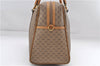 Authentic GUCCI Micro GG 2Way Shoulder Hand Bag Purse PVC Leather Brown 9126D