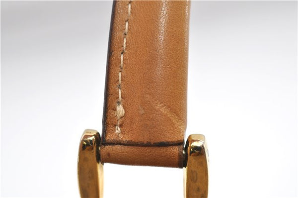 Authentic GUCCI Micro GG 2Way Shoulder Hand Bag Purse PVC Leather Brown 9126D