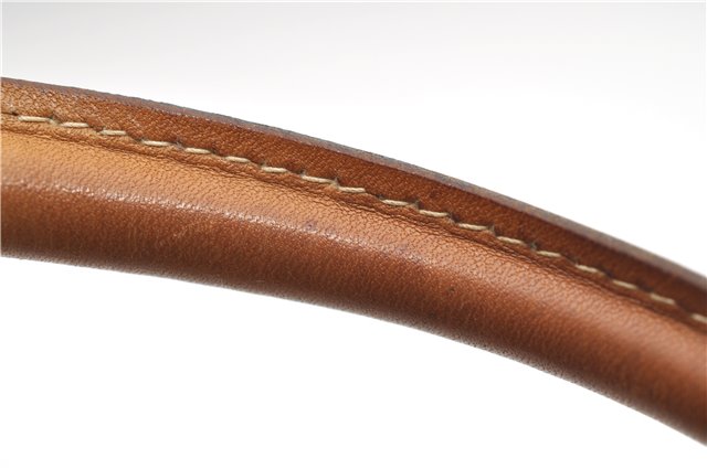 Authentic GUCCI Micro GG 2Way Shoulder Hand Bag Purse PVC Leather Brown 9126D