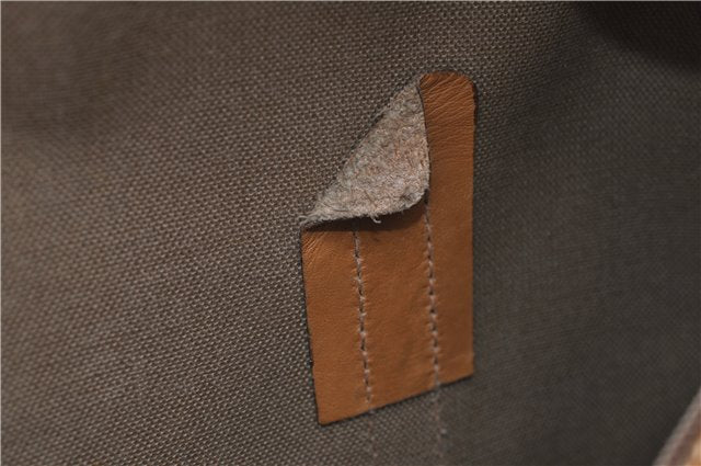 Authentic GUCCI Micro GG 2Way Shoulder Hand Bag Purse PVC Leather Brown 9126D