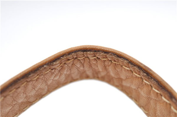 Authentic GUCCI Micro GG 2Way Shoulder Hand Bag Purse PVC Leather Brown 9126D