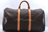 Authentic Louis Vuitton Monogram Keepall 50 Travel Boston Bag M41426 LV 9127D