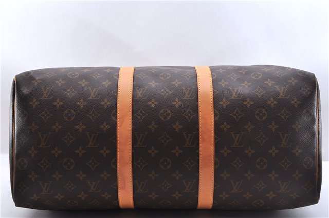 Authentic Louis Vuitton Monogram Keepall 50 Travel Boston Bag M41426 LV 9127D