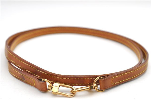 Authentic Louis Vuitton Leather Shoulder Strap Beige 47.2" LV 9129D