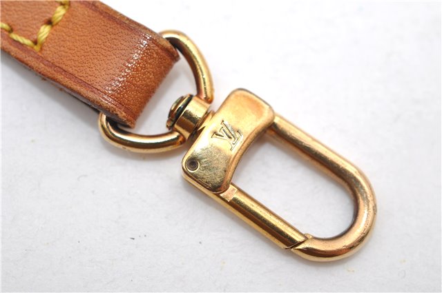 Authentic Louis Vuitton Leather Shoulder Strap Beige 47.2