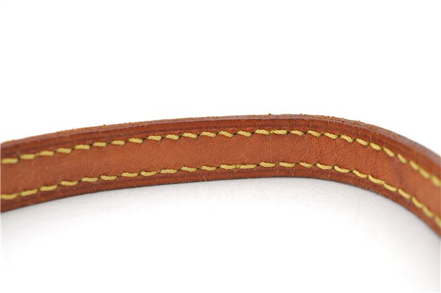 Authentic Louis Vuitton Leather Shoulder Strap Beige 47.2