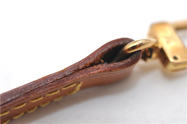 Authentic Louis Vuitton Leather Shoulder Strap Beige 47.2