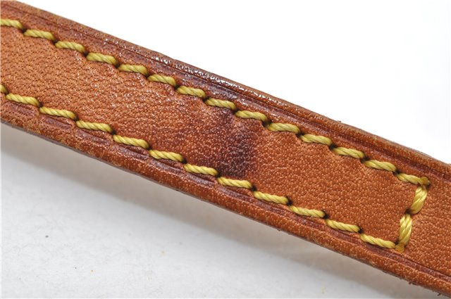 Authentic Louis Vuitton Leather Shoulder Strap Beige 47.2