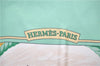Authentic HERMES Carre 90 Scarf "Auteuil Mai" Silk Green 9130D