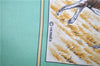 Authentic HERMES Carre 90 Scarf "Auteuil Mai" Silk Green 9130D
