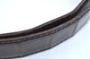 Authentic HERMES Vintage Leather Belt Size 90cm 35.4" Brown 9130G