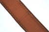 Authentic HERMES Vintage Leather Belt Size 90cm 35.4" Brown 9130G