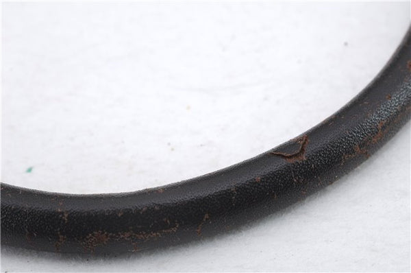 Authentic GUCCI Shoulder Hand Bag Purse Suede Leather 0013814 Brown 9131C