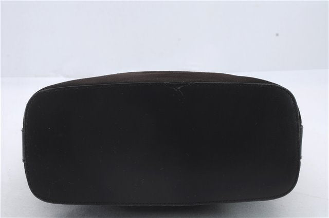 Authentic GUCCI Shoulder Hand Bag Purse Suede Leather 0013814 Brown 9131C