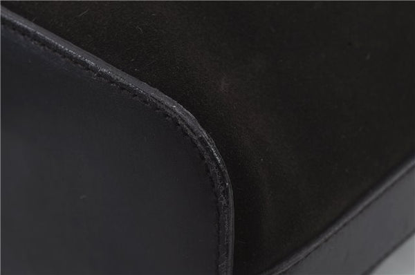 Authentic GUCCI Shoulder Hand Bag Purse Suede Leather 0013814 Brown 9131C