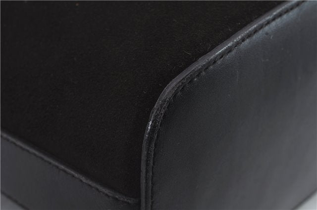 Authentic GUCCI Shoulder Hand Bag Purse Suede Leather 0013814 Brown 9131C