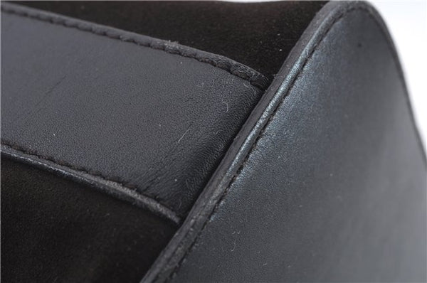 Authentic GUCCI Shoulder Hand Bag Purse Suede Leather 0013814 Brown 9131C