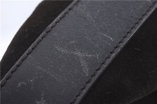 Authentic GUCCI Shoulder Hand Bag Purse Suede Leather 0013814 Brown 9131C