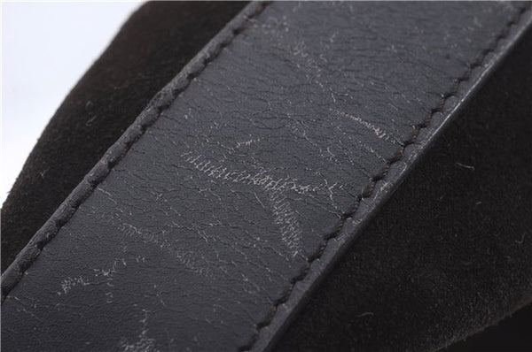 Authentic GUCCI Shoulder Hand Bag Purse Suede Leather 0013814 Brown 9131C