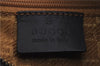 Authentic GUCCI Shoulder Hand Bag Purse Suede Leather 0013814 Brown 9131C