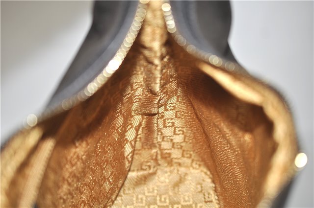 Authentic GUCCI Shoulder Hand Bag Purse Suede Leather 0013814 Brown 9131C