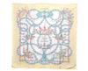 Authentic HERMES Carre 90 Scarf "LE SACRE DU PRINTEMPS" Silk Yellow 9132D