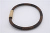 Authentic Louis Vuitton Damier Bracelet Keepit Bracelet M6139E LV 9133D