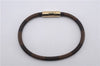 Authentic Louis Vuitton Damier Bracelet Keepit Bracelet M6139E LV 9133D