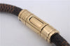 Authentic Louis Vuitton Damier Bracelet Keepit Bracelet M6139E LV 9133D