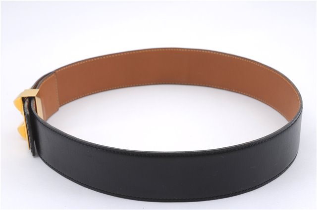 Auth HERMES Collier De Chien Ladies Leather Belt Size 70cm 27.6