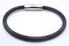 Authentic Louis Vuitton Damier Graphite Bracelet Keepit Black M6140E LV 9135D