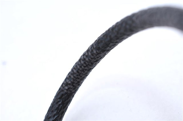 Authentic Louis Vuitton Damier Graphite Bracelet Keepit Black M6140E LV 9135D