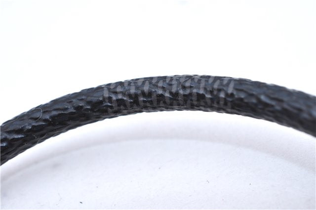 Authentic Louis Vuitton Damier Graphite Bracelet Keepit Black M6140E LV 9135D