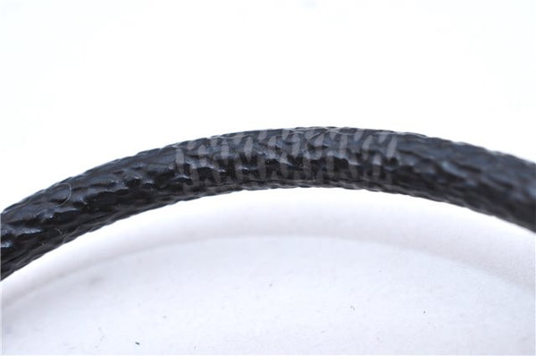 Authentic Louis Vuitton Damier Graphite Bracelet Keepit Black M6140E LV 9135D
