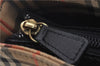 Authentic BURBERRY Nova Check Canvas Leather Shoulder Tote Bag Beige 9136D