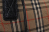 Authentic BURBERRY Nova Check Canvas Leather Shoulder Tote Bag Beige 9136D