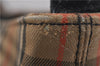 Authentic BURBERRY Nova Check Canvas Leather Shoulder Tote Bag Beige 9136D